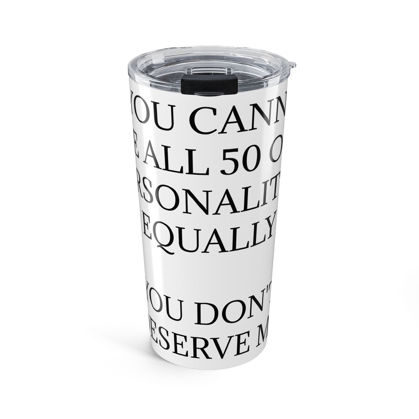 50 Personalities Tumbler