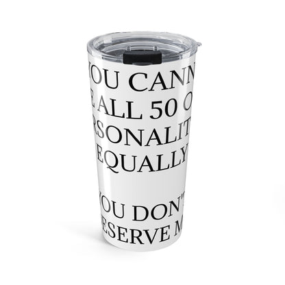 50 Personalities Tumbler