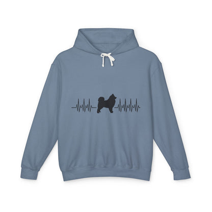 My Heart Beats For Samoyeds Unisex Lightweight Hoodie