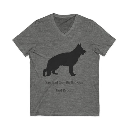 Bad Guy Unisex Short Sleeve V-Neck Tee