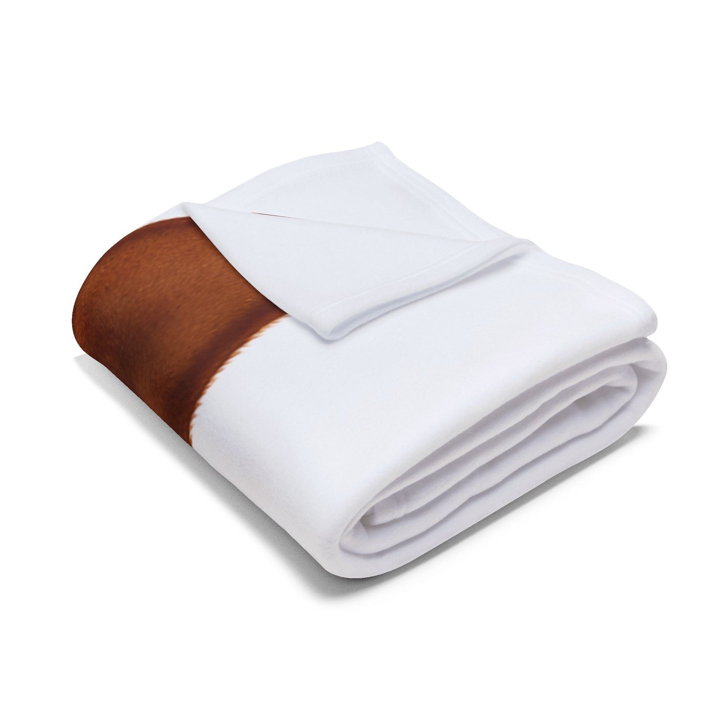 Basenji Head Arctic Fleece Blanket