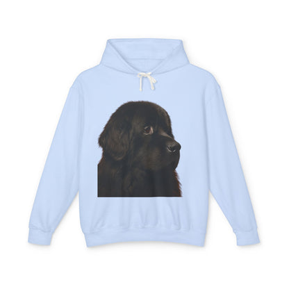 Newfie Head Unisex Lightweight Hoodie