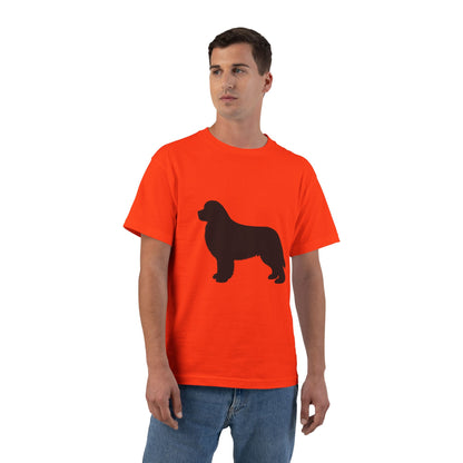 Newfie Silhouette Men's Short-Sleeve Crewneck Tee