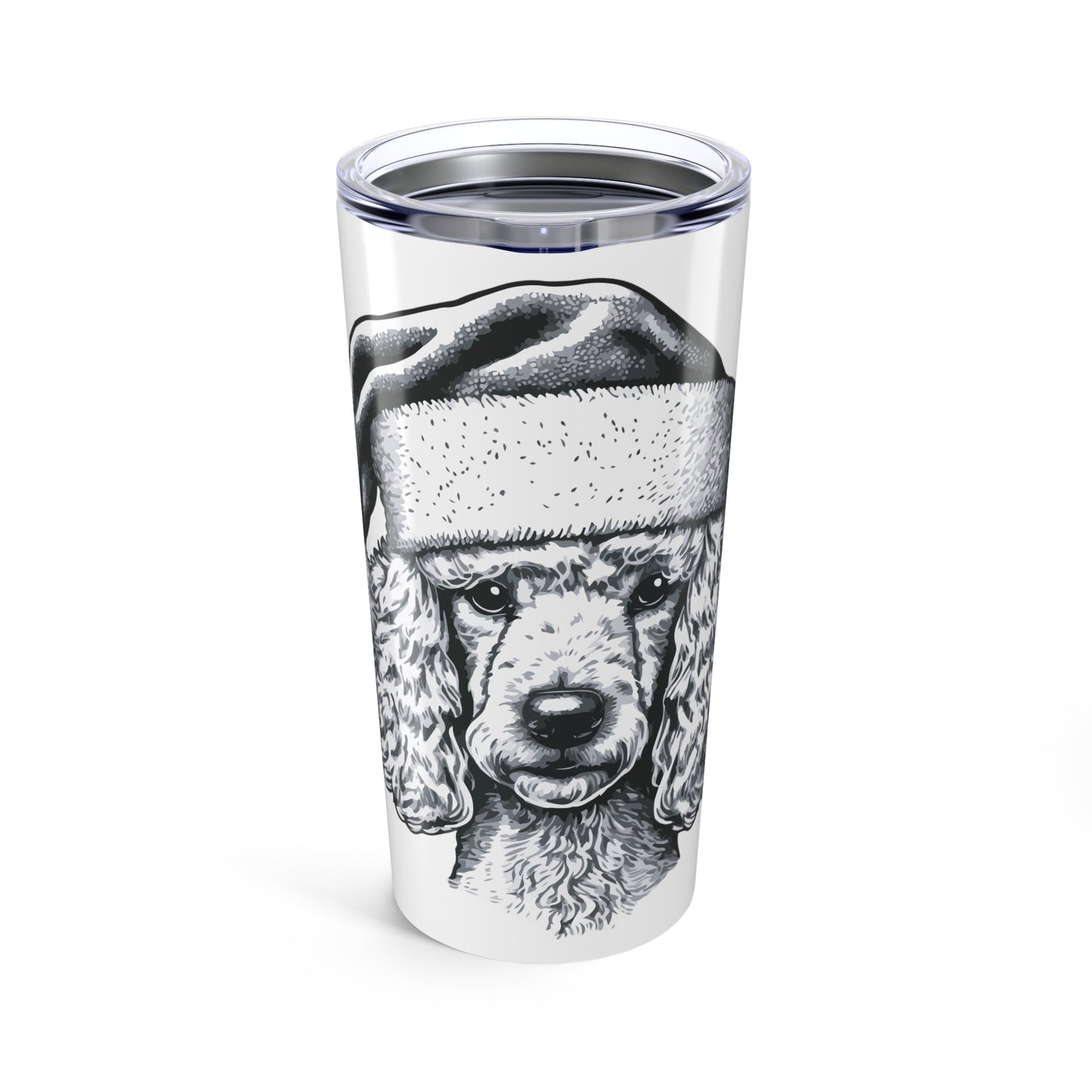 Santa Paws Poodle Tumbler