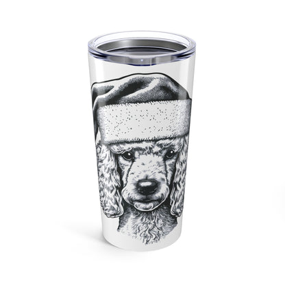 Santa Paws Poodle Tumbler