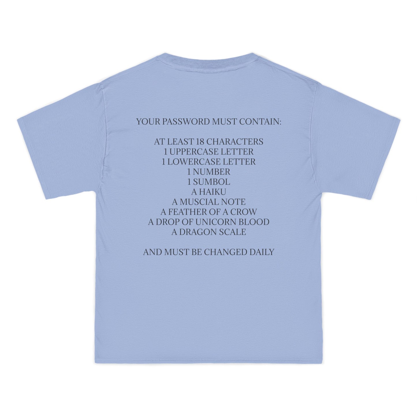 Password Men's Short-Sleeve Crewneck Tee