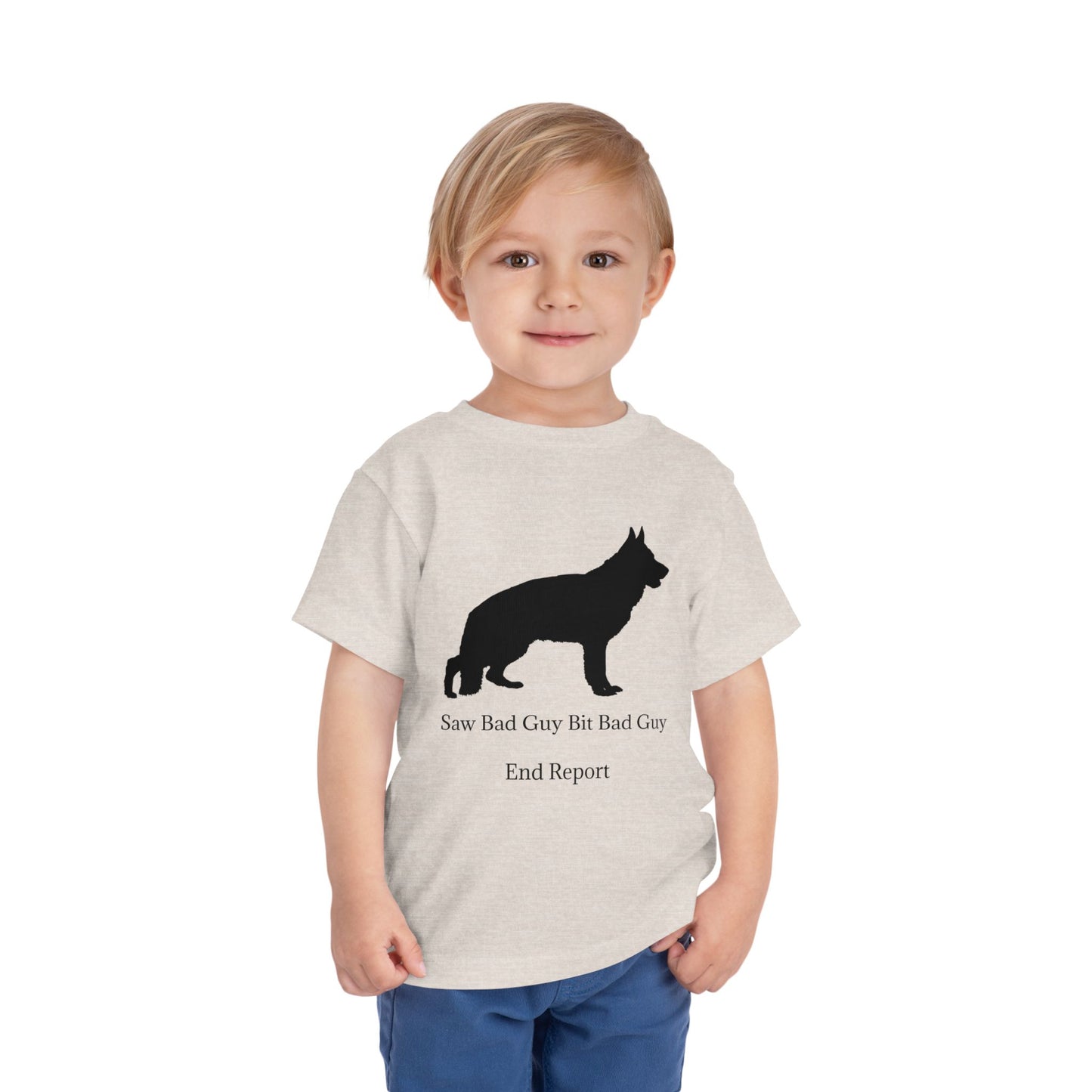 Bad Guy Toddler Unisex Short Sleeve Crewneck Tee