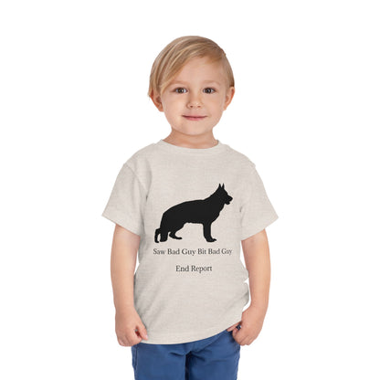 Bad Guy Toddler Unisex Short Sleeve Crewneck Tee