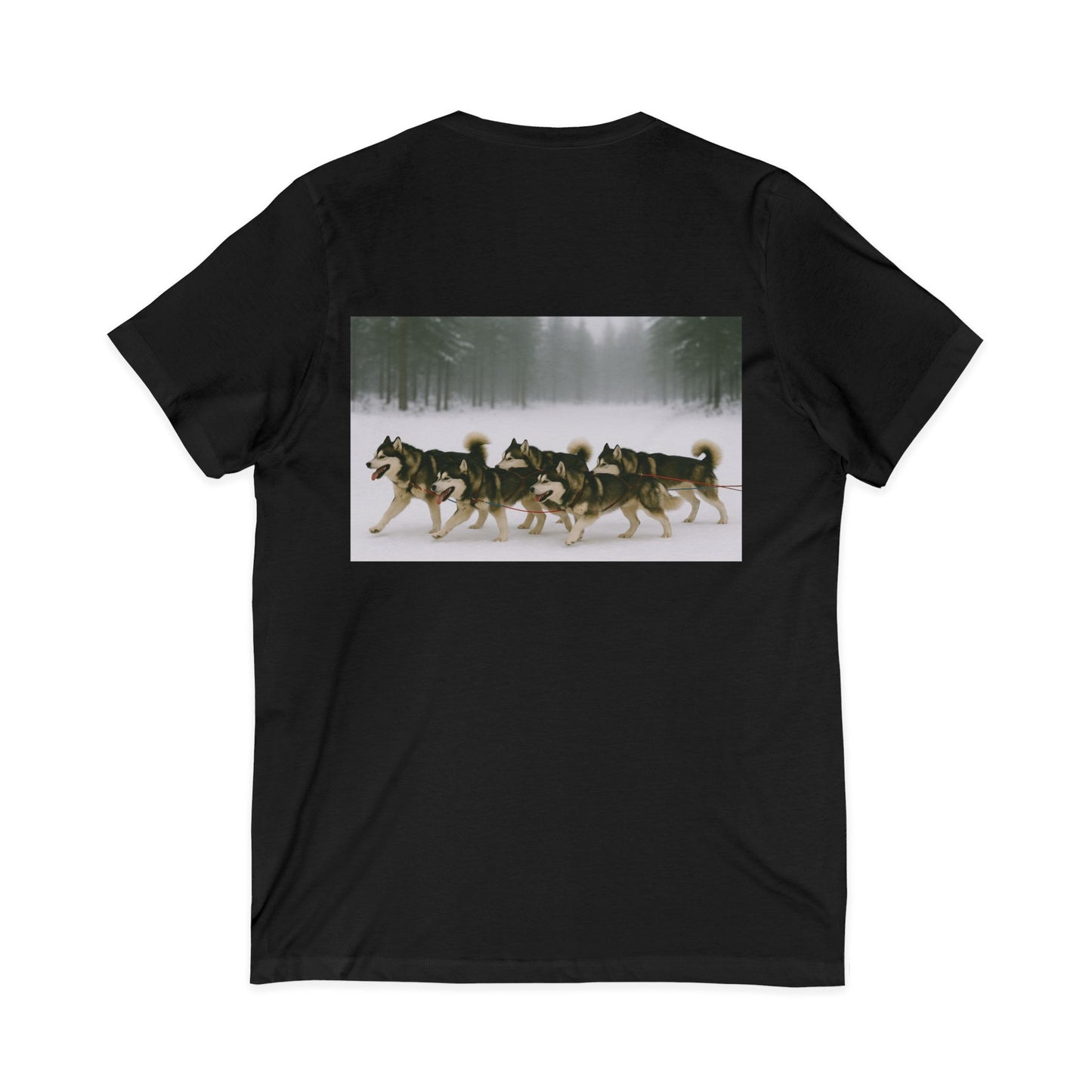 Mush On Unisex Short Sleeve V-Neck Tee