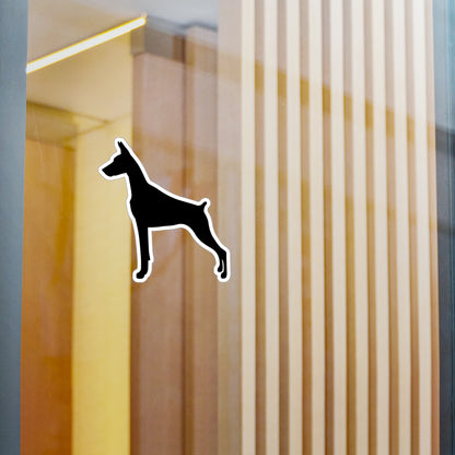 Doberman Silhouette Vinyl Decal