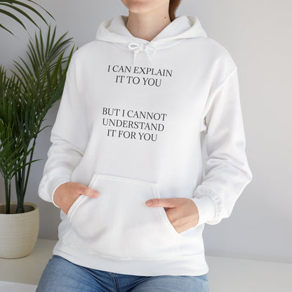 I Cannot Understand It For You Unisex Hoodie