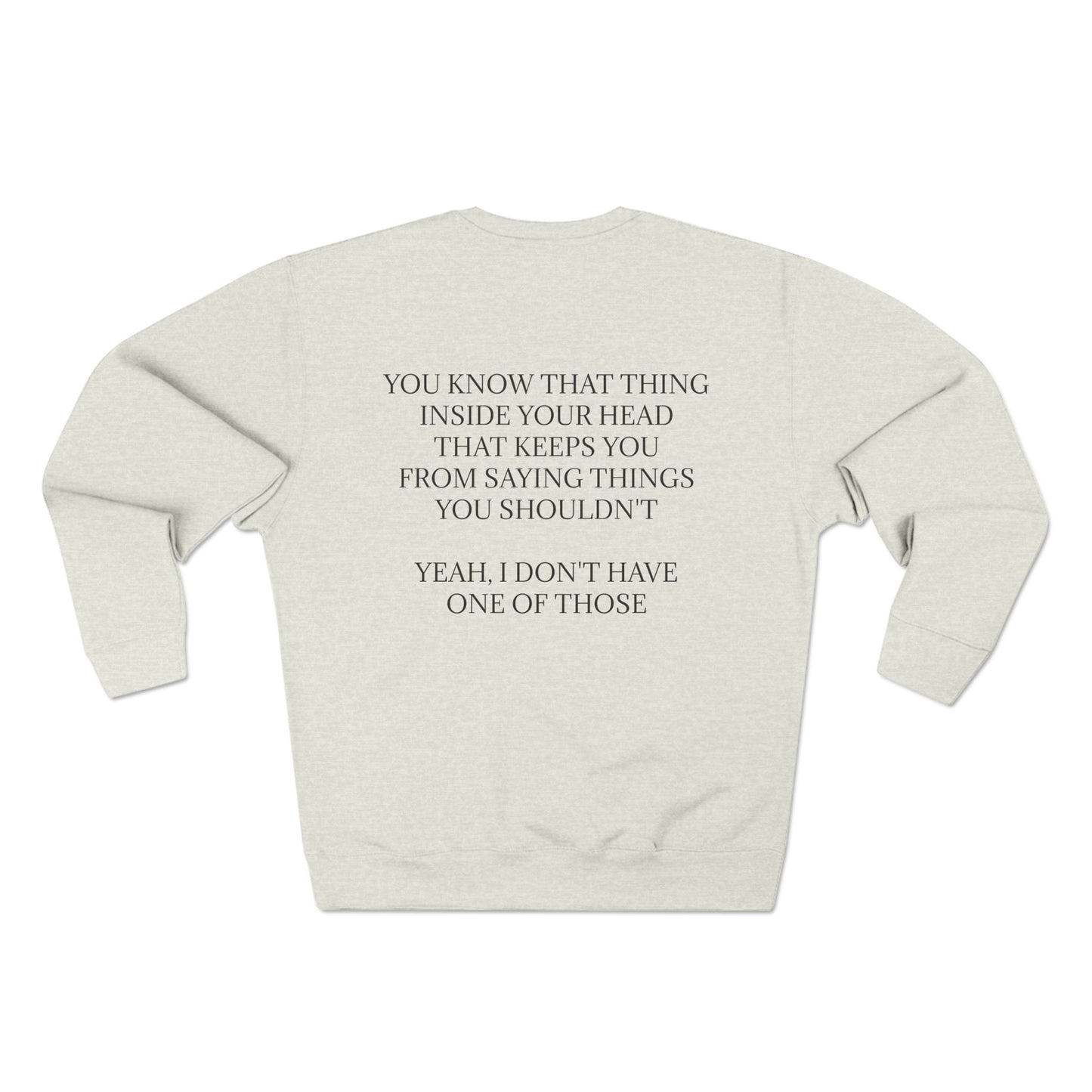 No Filter Unisex Crewneck Sweatshirt
