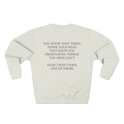 No Filter Unisex Crewneck Sweatshirt