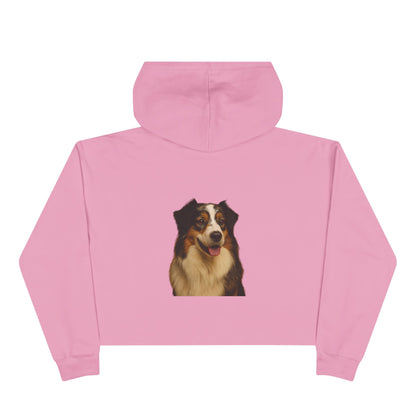 Aussie Head Women's Crop Hoodie