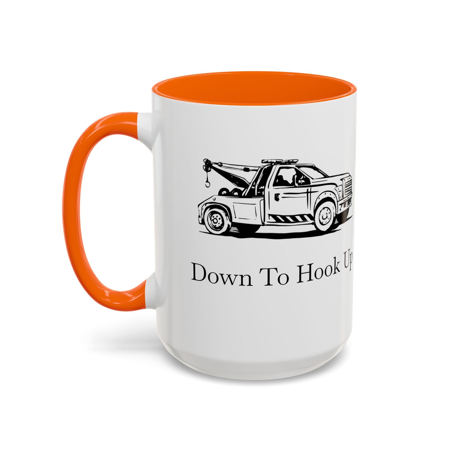 Down To Hook Up 2-Tone Coffee Mug