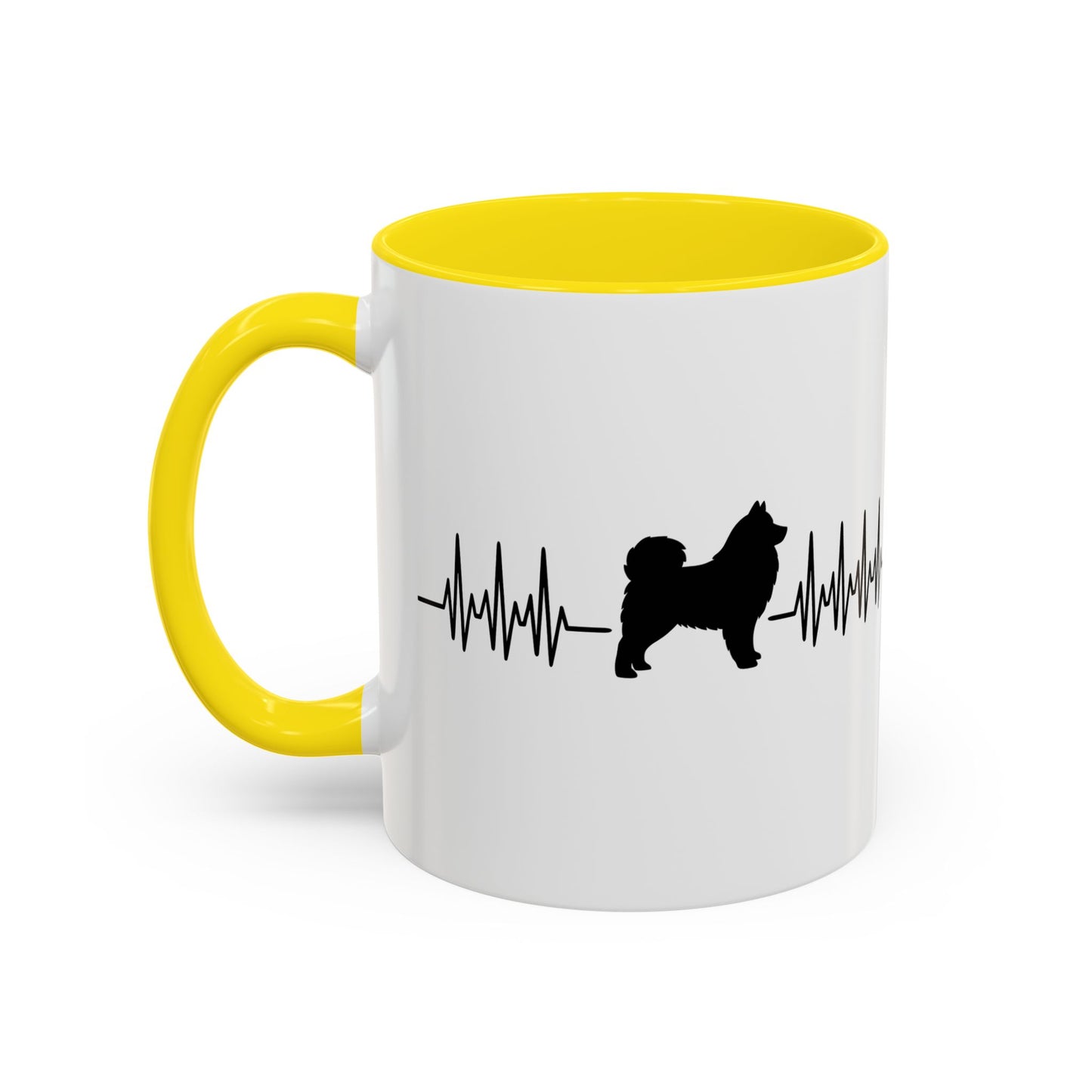 My Heart Beats For Samoyeds 2-Tone Coffee Mug