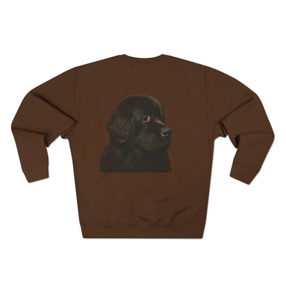Newfie Head Unisex Crewneck Sweatshirt