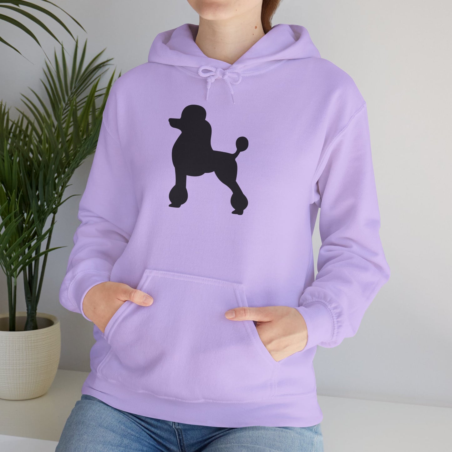Poodle Silhouette Unisex Hoodie