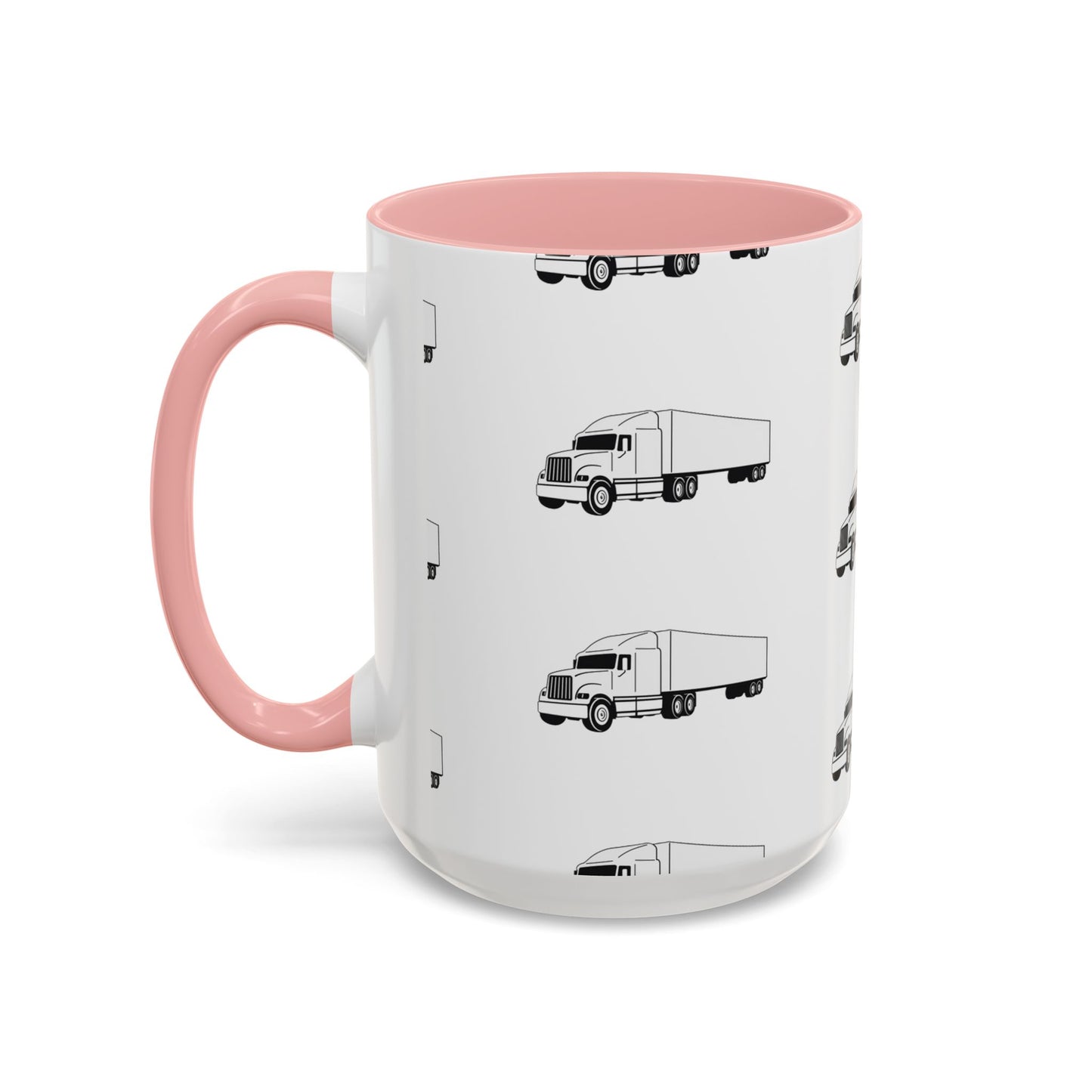 Semi Truck 2-Tone Coffee Mug