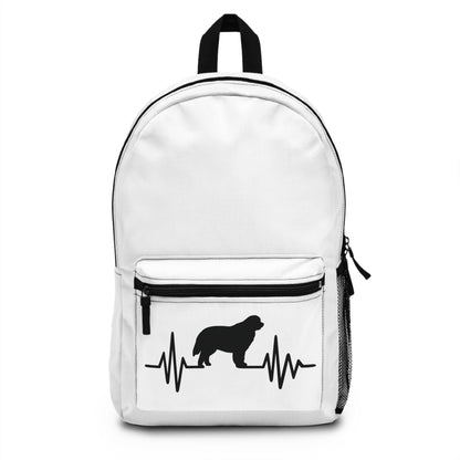 My Heart Beats For Newfies Backpack