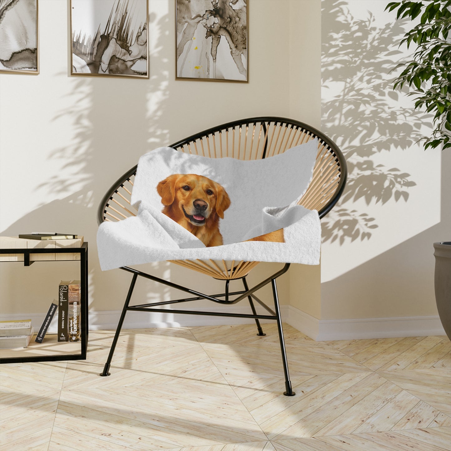 Golden Head Velveteen Microfiber Blanket