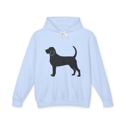Bloodhound Silhouette Unisex Lightweight Hoodie