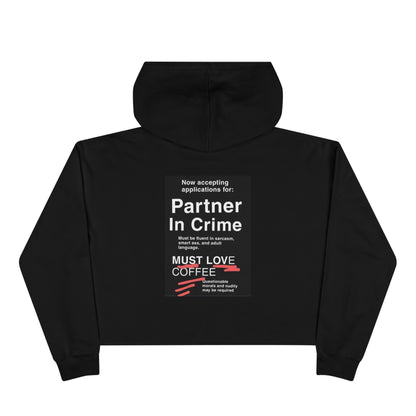 Partner In Crime Women's Crop Hoodie