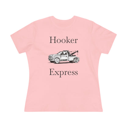H**ker Express Wheel Lift Tow Truck Women's Short Sleeve Crewneck Tee