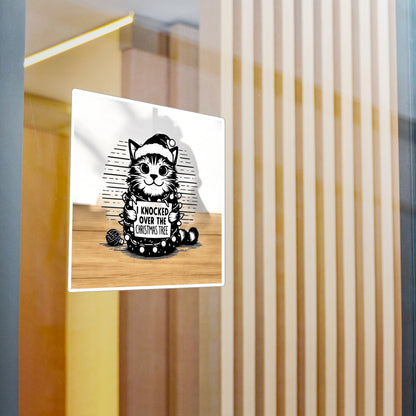 Naughty Cat Vinyl Decal