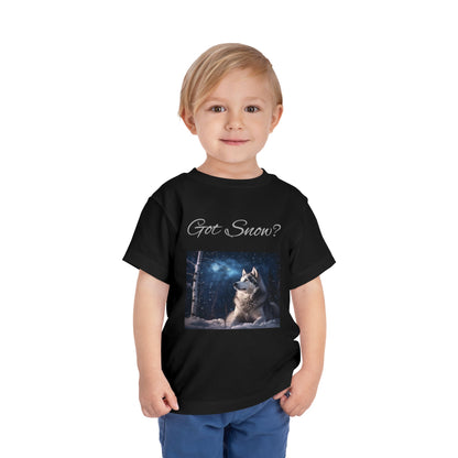 Got Snow? Toddler Unisex Short Sleeve Crewneck Tee