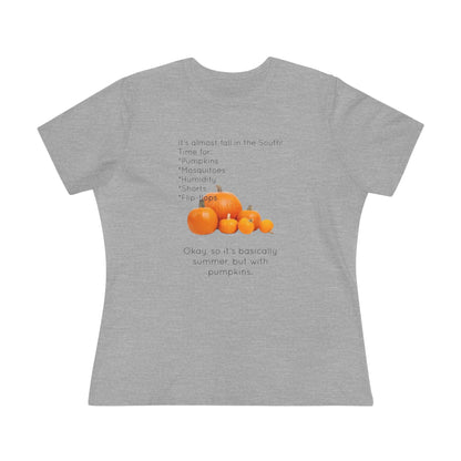 Fall In The South Women's Short Sleeve Crewneck Tee