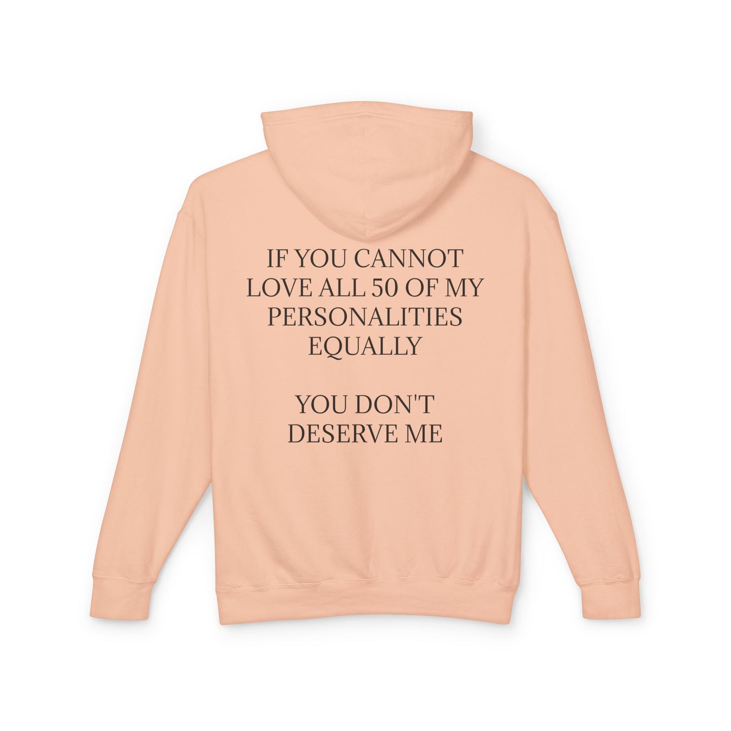 50 Personalities Unisex Lightweight Hoodie