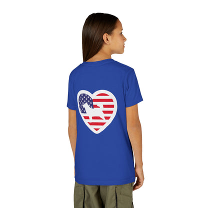 Malamute Flag Youth Unisex Short Sleeve Crewneck Tee