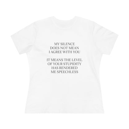 Speechless Women's Short Sleeve Crewneck Tee