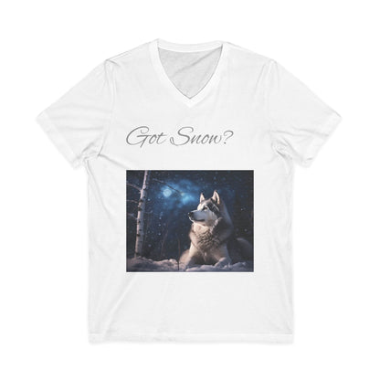 Got Snow? Unisex Short Sleeve V-Neck Tee