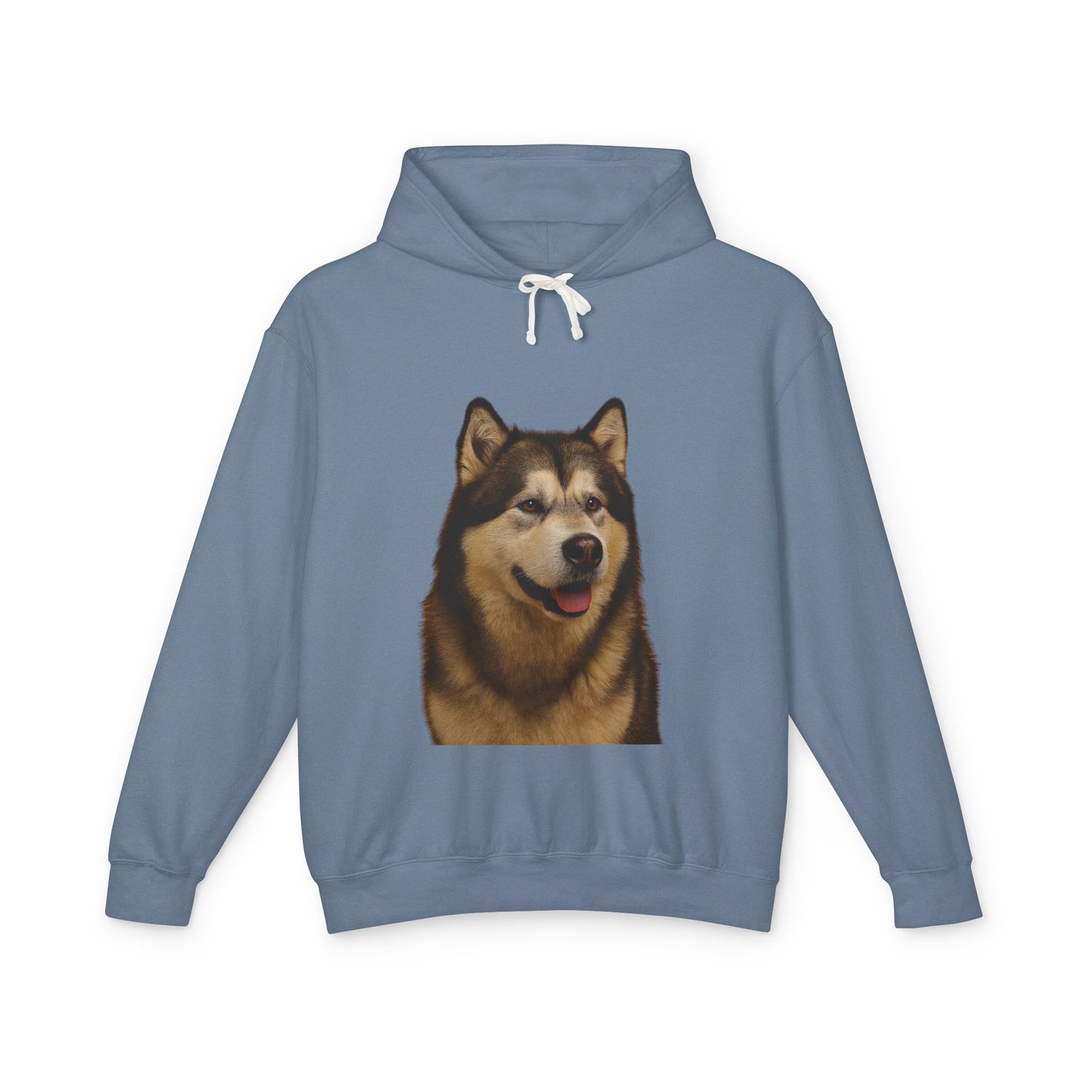 Malamute Head Unisex Lightweight Hoodie