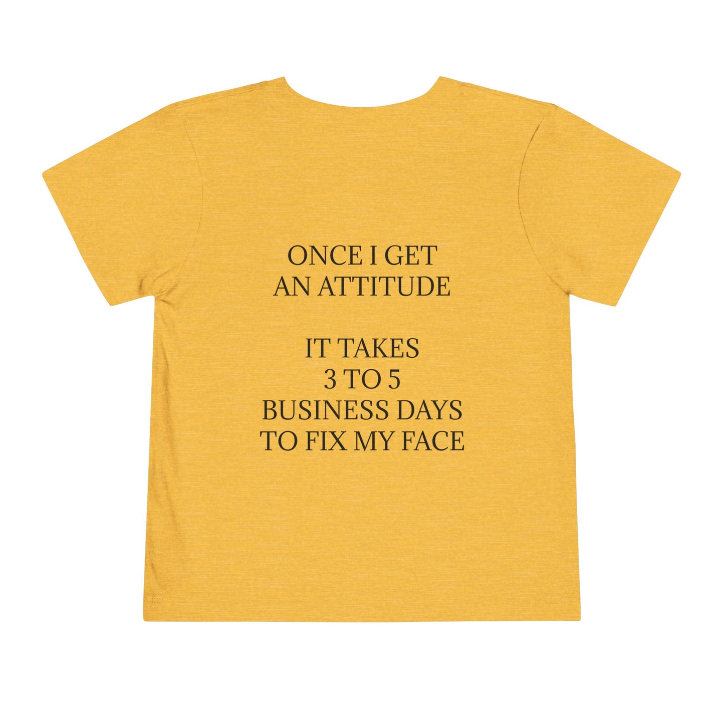 Fix My Face Toddler Unisex Short Sleeve Crewneck Tee