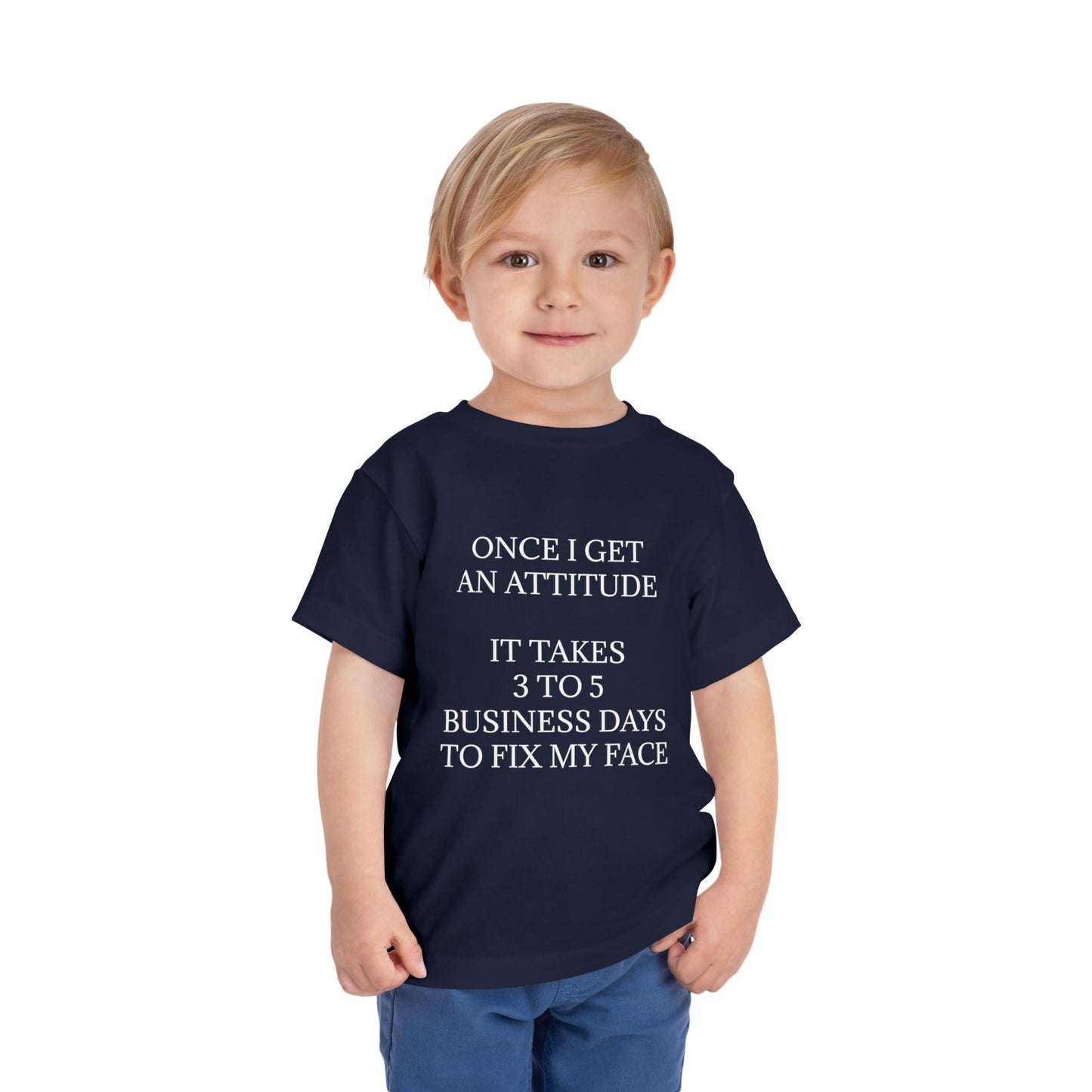 Fix My Face Toddler Unisex Short Sleeve Crewneck Tee