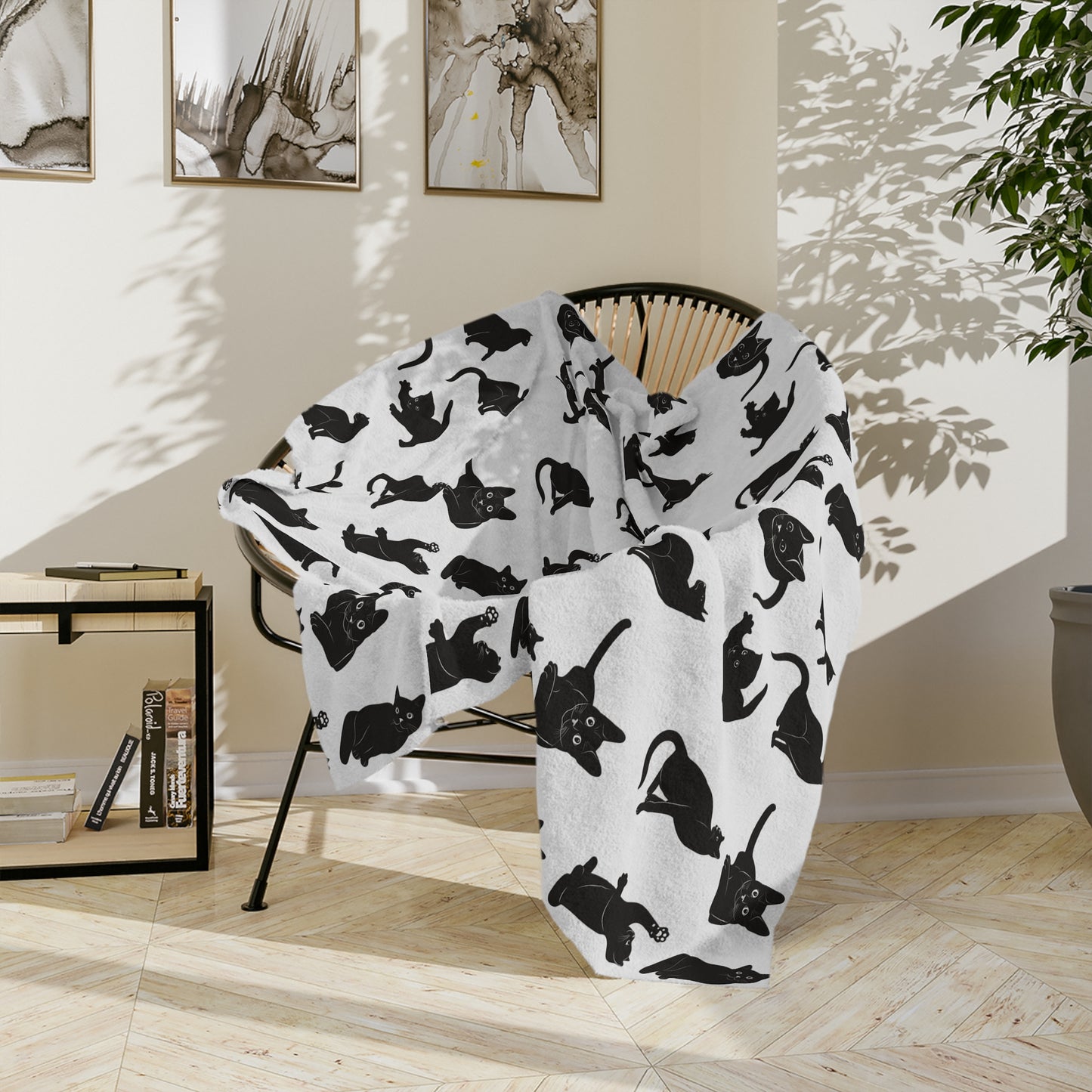 Cats Velveteen Microfiber Blanket