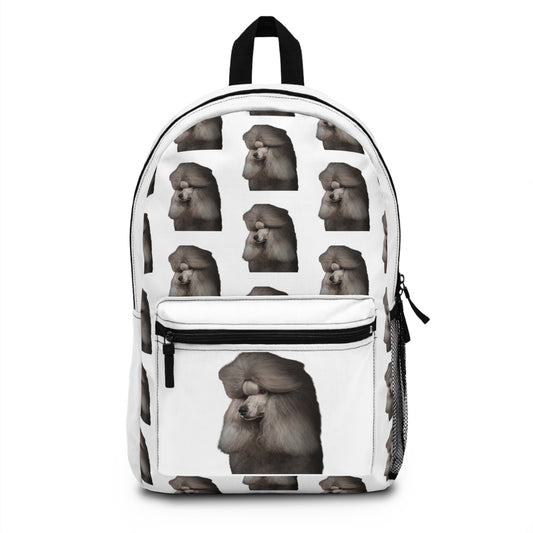 Poodle Head Backpack