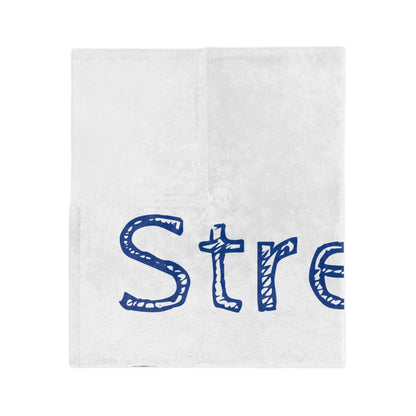 Stressed In Show Velveteen Microfiber Blanket