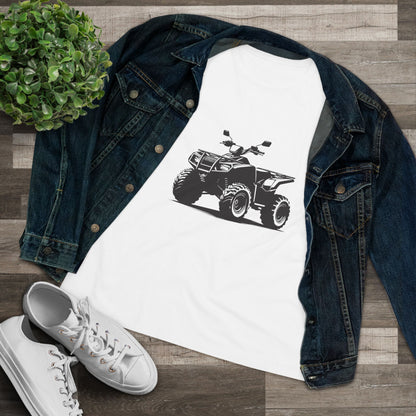 Off The Beaten Path Quad Women's Short Sleeve Crewneck Tee