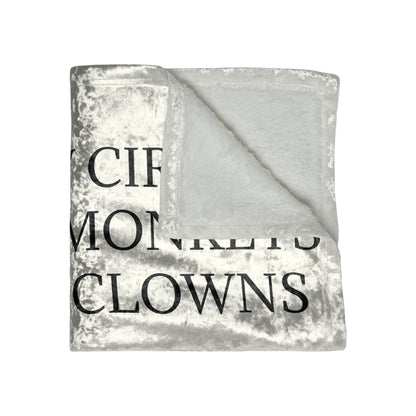 Ringmaster Crushed Velvet Blanket