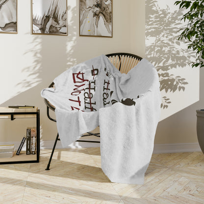 Not Enough Velveteen Microfiber Blanket