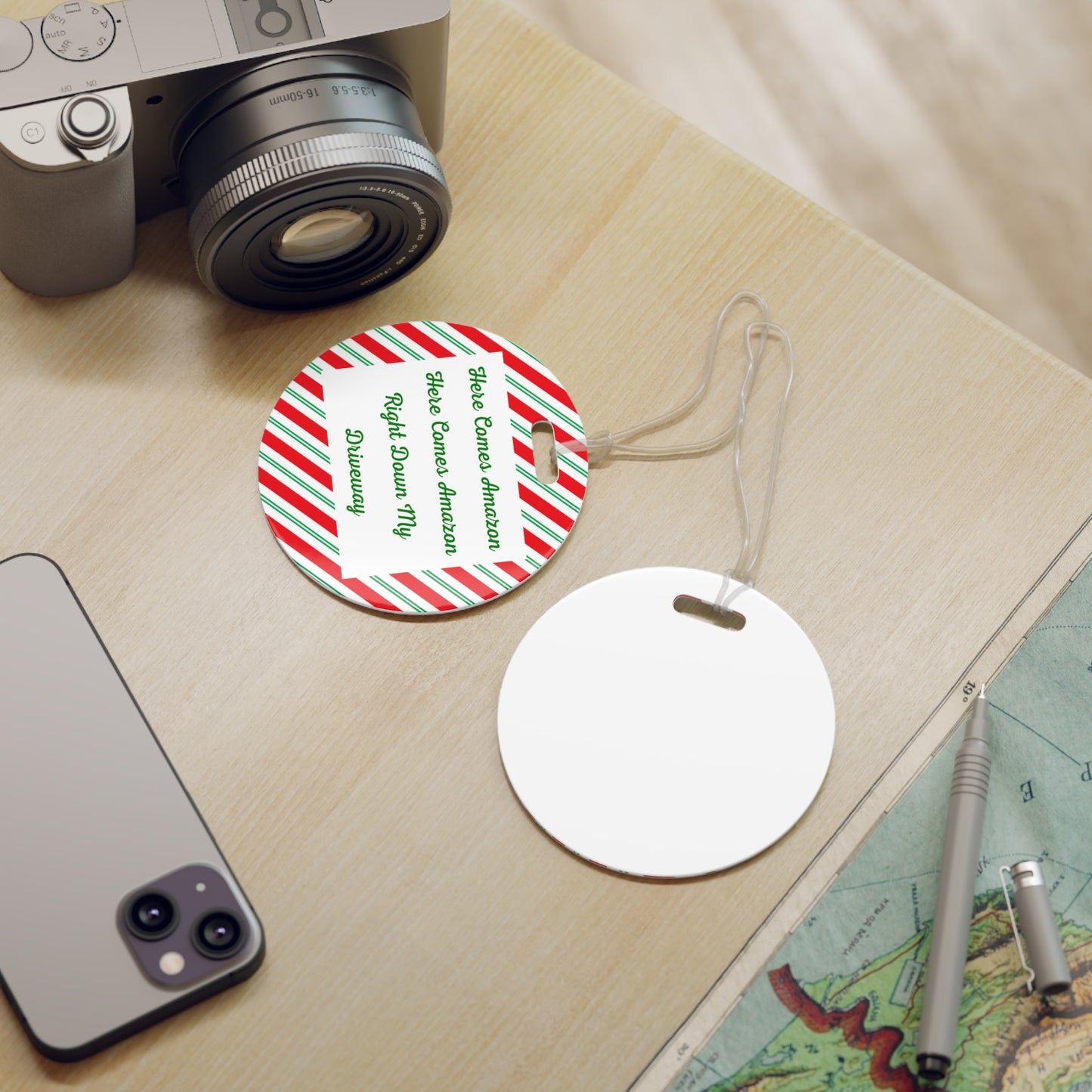 Here Comes Amazon Luggage Tag