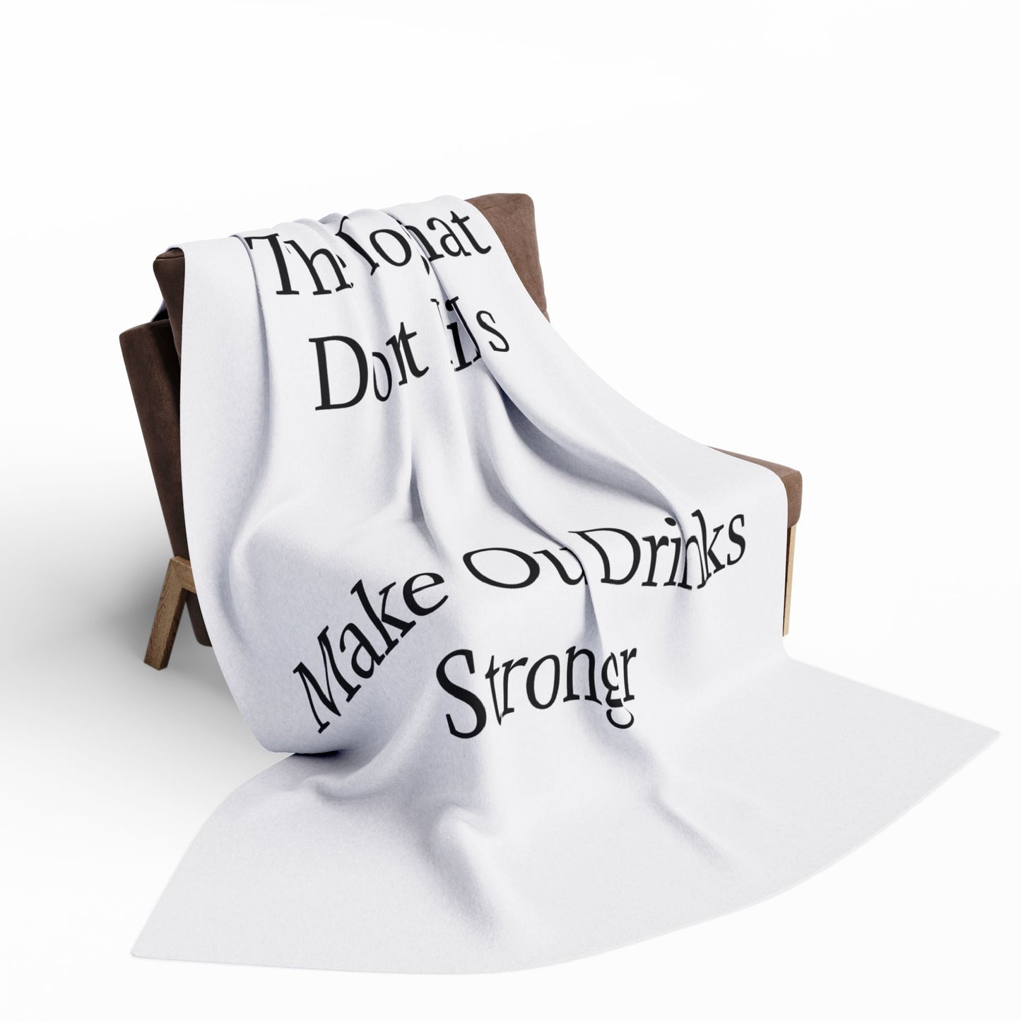Drinks Stronger Arctic Fleece Blanket
