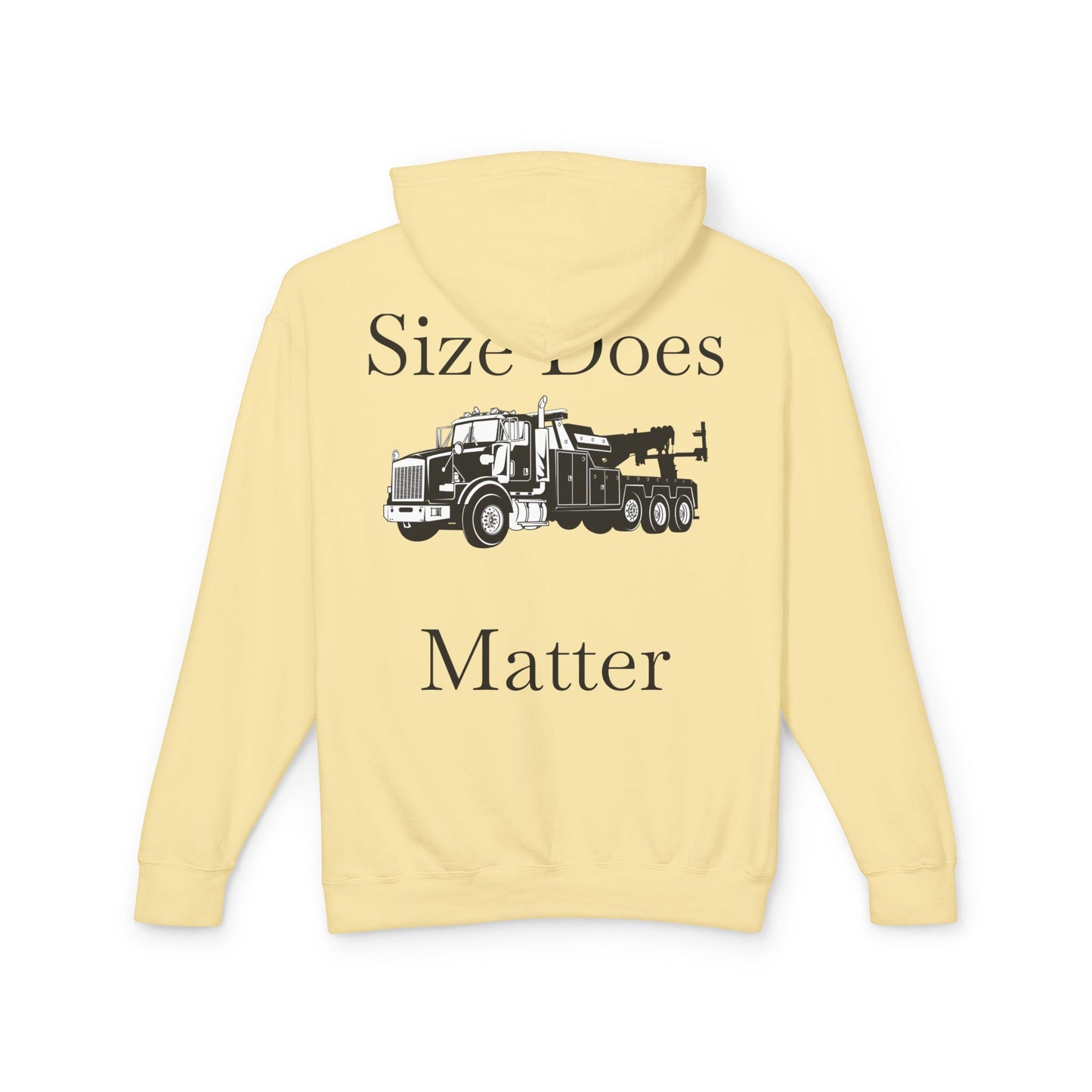 Size Does Matter Unisex Lightweight Hoodie
