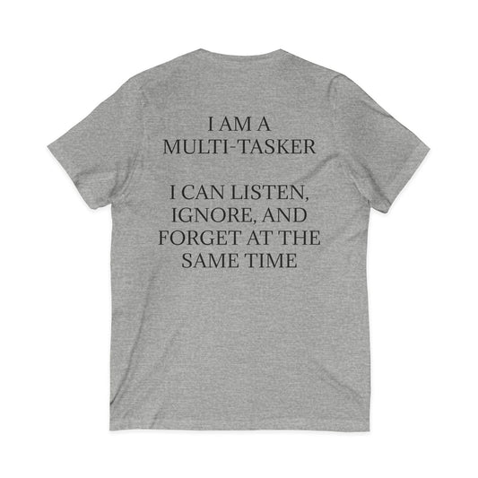 Multi-Tasker Unisex Short Sleeve V-Neck Tee