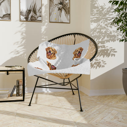 Golden Head Velveteen Microfiber Blanket