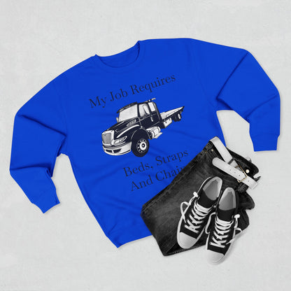 Beds, Straps, And Chains Unisex Crewneck Sweatshirt